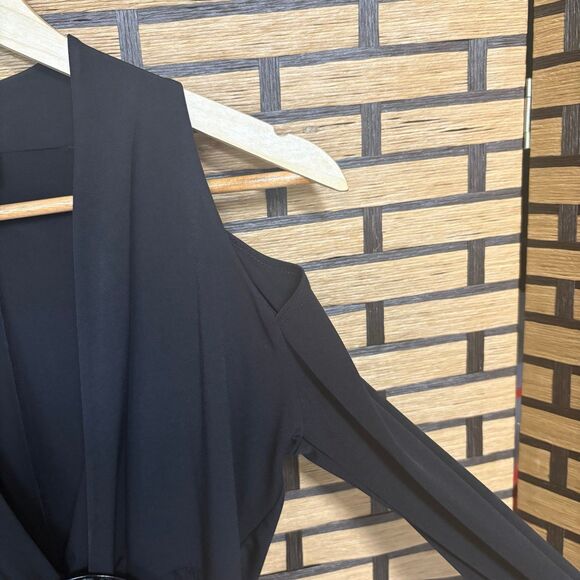 Fredricks Of Hollywood Black Cold Shoulder Dress Size Small - Picture 5 of 8